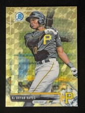Marketplace image: Ke’Bryan Hayes 1/1 Superfractor Mini Bowman Chrome 2017 #BCP105 Pirates KeBryan
