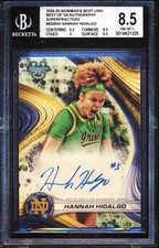 Marketplace image: HANNAH HIDALGO ~ 2024-25 Bowman U Best Superfractor 1/1 AUTO Notre Dame