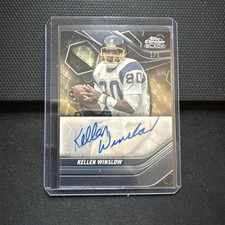 Marketplace image: Kellen Winslow 2023 Topps Composite Chrome Black AUTO Superfractor 1/1