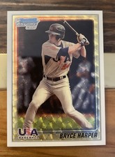 Marketplace image: 2010 Bowman Chrome BRYCE HARPER Superfractor RC 1/1  USA “1st Card” Rookie