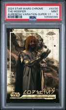 Marketplace image: 2024 Topps Chrome Star Wars The Modifier Superfractor 1/1 PSA 9 Thundercat