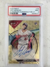 Marketplace image: 2023 Topps Finest Joey Meneses SUPERFRACTOR ROOKIE Auto 1/1