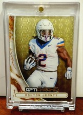 Marketplace image: One Of One Ashton Jeanty 2026 Leaf Optichrome Football Gold SuperFractor 1/1