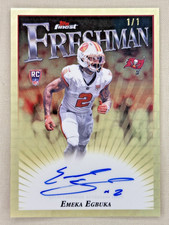 Marketplace image: 2025 Topps Finest Emeka Egbuka RC SUPERFRACTOR auto 1/1 Tampa Bay Buccaneers