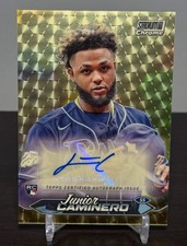 Marketplace image: 2024 Stadium Club Chrome Junior Caminero Superfractor Rookie Auto 1/1