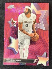 Marketplace image: 2025-26 Topps Cosmic Chrome Anthony Davis StarFractor Pink 1/1 SF12 Superfractor