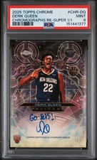 Marketplace image: Derik Queen 2025 Topps Chrome SUPERFRACTOR Auto 1/1 PSA 9 MINT Rookie RC Pels
