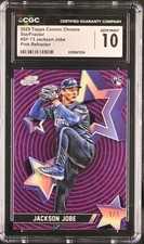 Marketplace image: 2025 Topps Chrome Cosmic #SF-73 Jackson Jobe Starfractor SuperFractor CGC 10 #/1