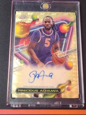 Marketplace image: 2023-24 Topps Cosmic Chrome Knicks Super Fractor Precious Achiuwa
