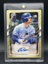 Marketplace image: 2021 Andrew Benintendi 1/1 Topps Chrome Superfractor #CUSA-AB Kansas City Royals