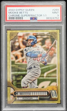 Marketplace image: 2022 TOPPS GYPSY QUEEN 269 MOOKIE BETTS CHROME SUPERFRACTOR 1/1 PSA 9
