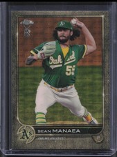 Marketplace image: 2022 Topps Chrome Ben Baller Sean Manea #217 Superfractor 1/1 A's
