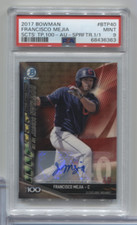 Marketplace image: Francisco Mejia Indians 2017 Bowman Superfractor 1/1 Auto BTP40 PSA 9 112222MLCD