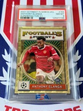 Marketplace image: 2021-22 Topps Finest Flashbacks - Anthony Elanga Superfractor 1/1 Rookie PSA 8