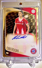 Marketplace image: 2025/26 Topps Chrome UWCL Lena Oberdorf Superfractor Auto 1/1 CA-LO