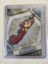 Marketplace image: 2026 Veefriends  Topps Chrome Sharing Squirrel SuperFractor 1/1