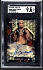 Marketplace image: 2024 Topps Finest UFC SuperFractor Autograph - CARLOS ULBERG 1/1 Auto - SGC 9.5