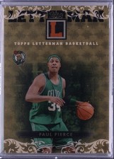 Marketplace image: 2007-08 Topps Letterman Paul Pierce Patch Auto Superfractor Booklet 1/1 Celtics