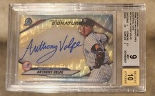 Marketplace image: Anthony Volpe 2020 Bowman Chrome Prime Signatures SUPERFRACTOR 1/1 Auto READ