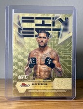 Marketplace image: Alex Pereira 2025 Topps Finest SUPERFRACTOR 1/1 🔥 UFC Champion Gold 1of1 SSP 🔥