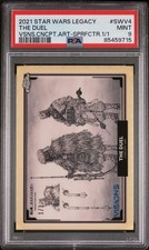Marketplace image: PSA 9 Topps Star Wars Legacy 2021 SuperFractor 1/1 Concept Art Visions The Duel