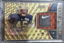Marketplace image: Dont'a Hightower 2012 Bowman Sterling #BSAR-DH SuperFractor 1/1 RC Patch Auto