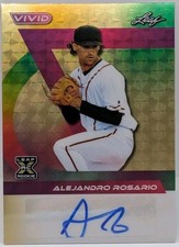 Marketplace image: 2024 LEAF VIVID ALEJANDRO ROSARIO XRC Superfractor AUTO #1/1