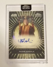 Marketplace image: 2024 Topps Star Wars Chrome Black Duality Natalie Portman Superfractor Auto 1/1