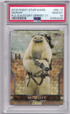 Marketplace image: 2018 Topps Star Wars Finest Superfractor 1/1 Moroff PSA GEM Mint 10 Rogue One