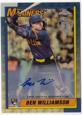 Marketplace image: Ben Williamson Superfractor 1/1 Rookie Auto 2025 Topps Update U90C-10 Seattle