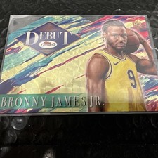 Marketplace image: Superfractor  1/1 Bronny James JR. Rookie Debut - 2024/25 Topps Finest