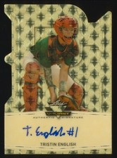 Marketplace image: TRISTIN ENGLISH 2014 Leaf Valiant Perfect Game PG GOLD SUPERFRACTOR AUTO #1/1