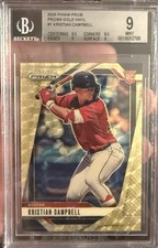 Marketplace image: KRISTIAN CAMPBELL Prizm Rookie Super Fractor 1/1 Beckett 9.5 -10 Auto