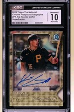 Marketplace image: 2025 Bowman Chrome Prospect AUTO Konnor Griffin ROOKIE SUPERFRACTOR NSCC GEM 10