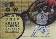 Marketplace image: Ahmad Nowell 2025 Topps Chrome SUPERFRACTOR 1/1 Auto Autograph Uconn