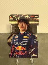 Marketplace image: 2025 Topps Chrome F 1 - 75th Anniversary Logo Yuki Tsunoda LOGO3 Superfractor /1