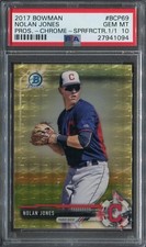 Marketplace image: 2017 BOWMAN NOLAN JONES SUPERFRACTOR RC PSA 10 PROSPECTS CHROME  1/1  INVESTMENT