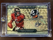 Marketplace image: 2010 Topps Platinum Josh Freeman Superfractor Patch Auto 1/1 Tampa Bay BUCS