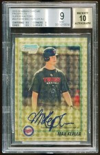Marketplace image: Max Kepler 2010 Bowman Chrome SUPERFRACTOR RAINBOW AUTO AUTOGRAPH RC ROOKIE LOT!
