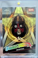 Marketplace image: 2025 Topps Chrome Deadpool -  Headpool Future Stars Superfractor 1/1 💥 Deadpool