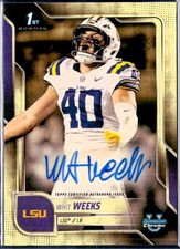 Marketplace image: WHIT WEEKS RC 2025 BOWMAN U CHROME SUPERFRACTOR PROSPECT ROOKIE AUTO SP 1/1 LSU