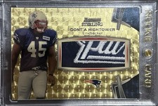 Marketplace image: Dont'a Hightower 2012 Bowman Sterling #BSJRR-DH SuperFractor 1/1 RC Pats Patch