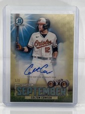 Marketplace image: 2023 Bowman Colton Cowser 1/1 Auto SuperFractor Sights on Sept. #SOS-3 Orioles