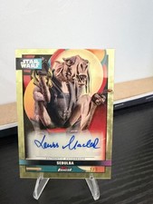 Marketplace image: 2025 TOPPS STAR WARS SMUGGLERS OUTPOST SEBULBA AUTO FINEST SUPERFRACTOR 1/1