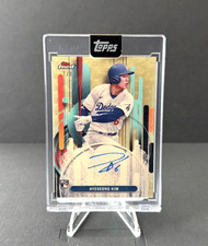 Marketplace image: Hyeseong Kim 2025 Topps Finest Autographs #FA-HSK Superfractor 1/1 RC Dodgers