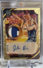 Marketplace image: 2025-26 Bowman Best U Josh Dix Superfractor 1/1 Patch Auto Game Graphs Creighton