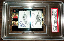Marketplace image: 2007 DUAL AUTO 1/1 SUPERFRACTOR RODNEY STUCKEY ARRON AFFLALO PSA 8 LETTERMAN SIG