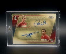 Marketplace image: Superfractor 1/1 Dual Auto Klose Schweinsteiger 2025-26 Topps Chrome UEFA Bayern