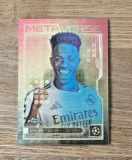 Marketplace image: VINICIUS JR METAVERSE SUPERFRACTOR 1/1 TOPPS CHROME UEFA REAL MADRID MV-9