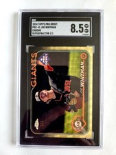 Marketplace image: 2024 TOPPS CHROME PRO DEBUT SUPERFRACTOR JOE WHITMAN RC! 1/1! SGC 8.5! ONLY ONE!